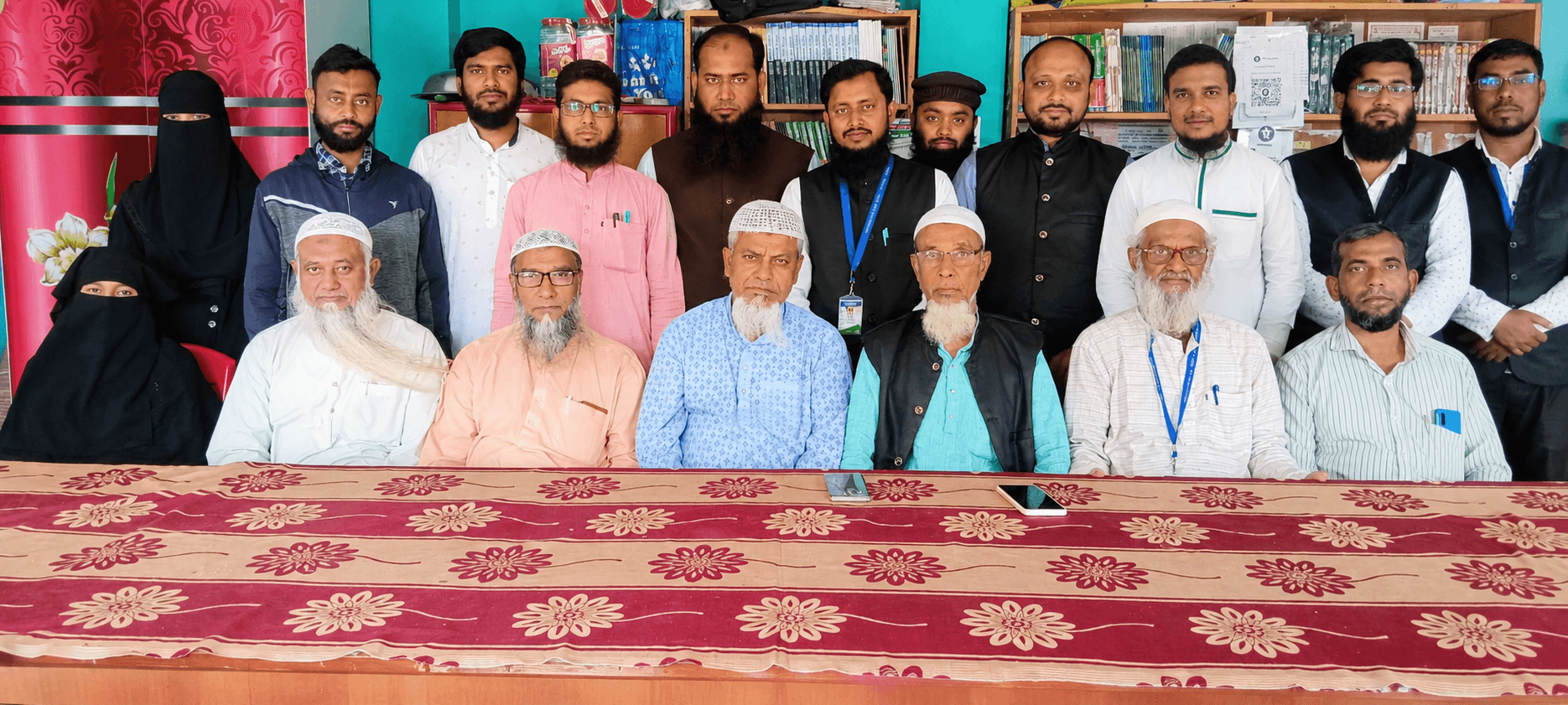 All teachers gathered together